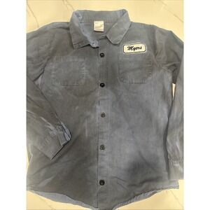 Halloween Il Michael Myers Button Down Shirt Horror Movie Size Kids XL